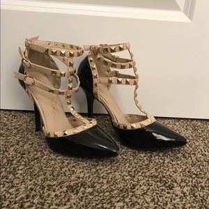 Wild Diva Studded Heels